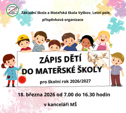 Zápis do mateřské školy