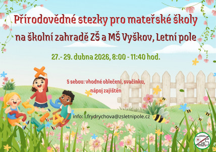 Přírodovědné stezky pro MŠ